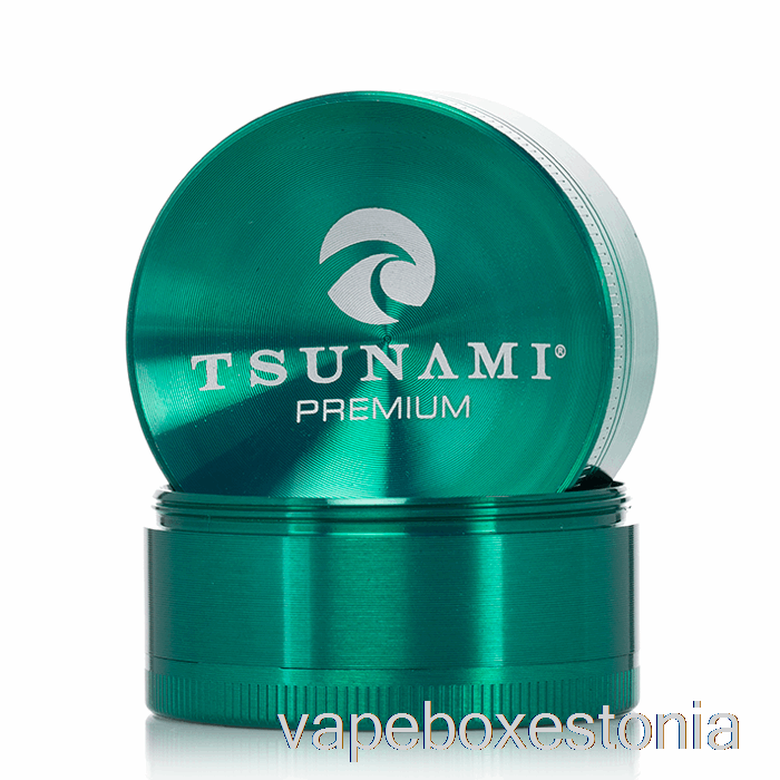 Vape Box Estonia Tsunami 1,9-tolline 4-osaline Uppunud Top Veski Roheline (50mm)